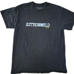 Travis Scott Wish You Were Here Astroworld Tour Merch Concert Date T Shirt Men M